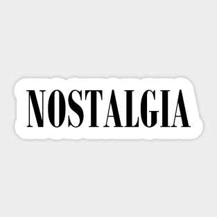 Nostalgia Sticker